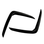 2Pcs Front Bumper Air Vent Trim for BMW X3 G01 X4 G02 M Sport (2022+) Glossy Black