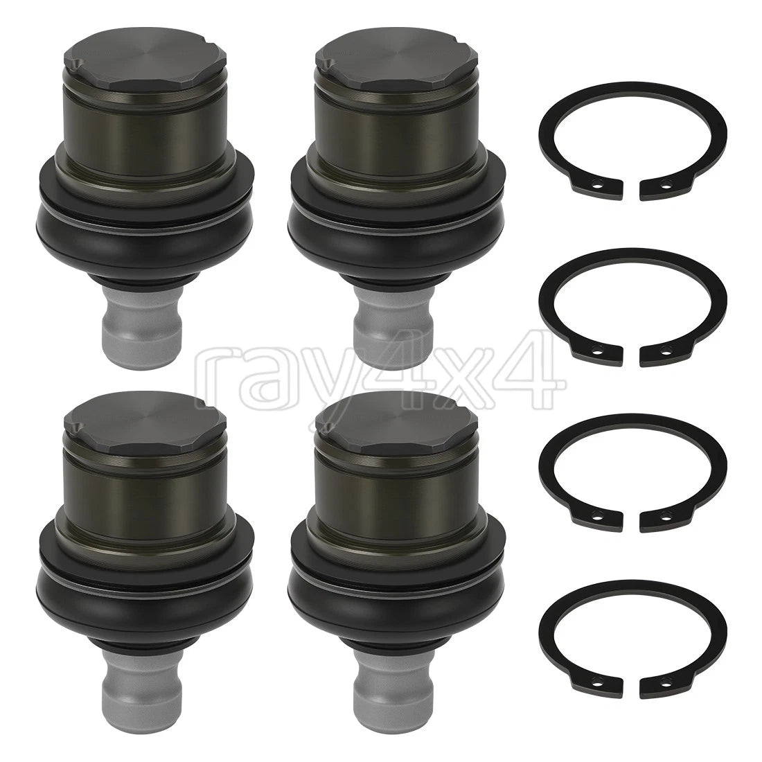 Set of 4 Upper Lower Ball Joints for Arctic Cat 250 300 2X4 4X4 (1998–2005)