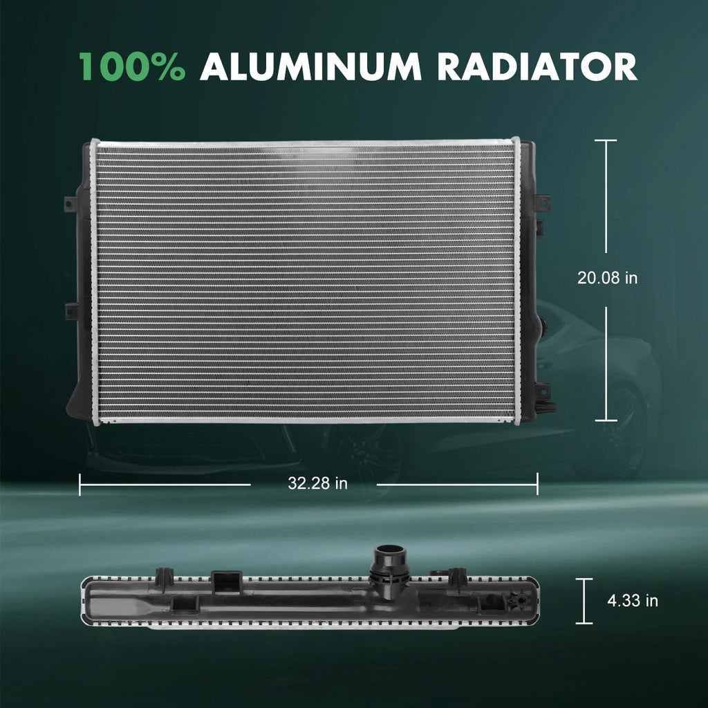 Aluminum Radiator for Volkswagen Tiguan (2009–2015)