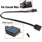 RGB to Aura/Mystic Light A-RGB Adapter for Motherboard