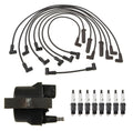 Ignition Wires Coil & 8 Spark Plugs Kit for Chevy Caprice (1989–1990)