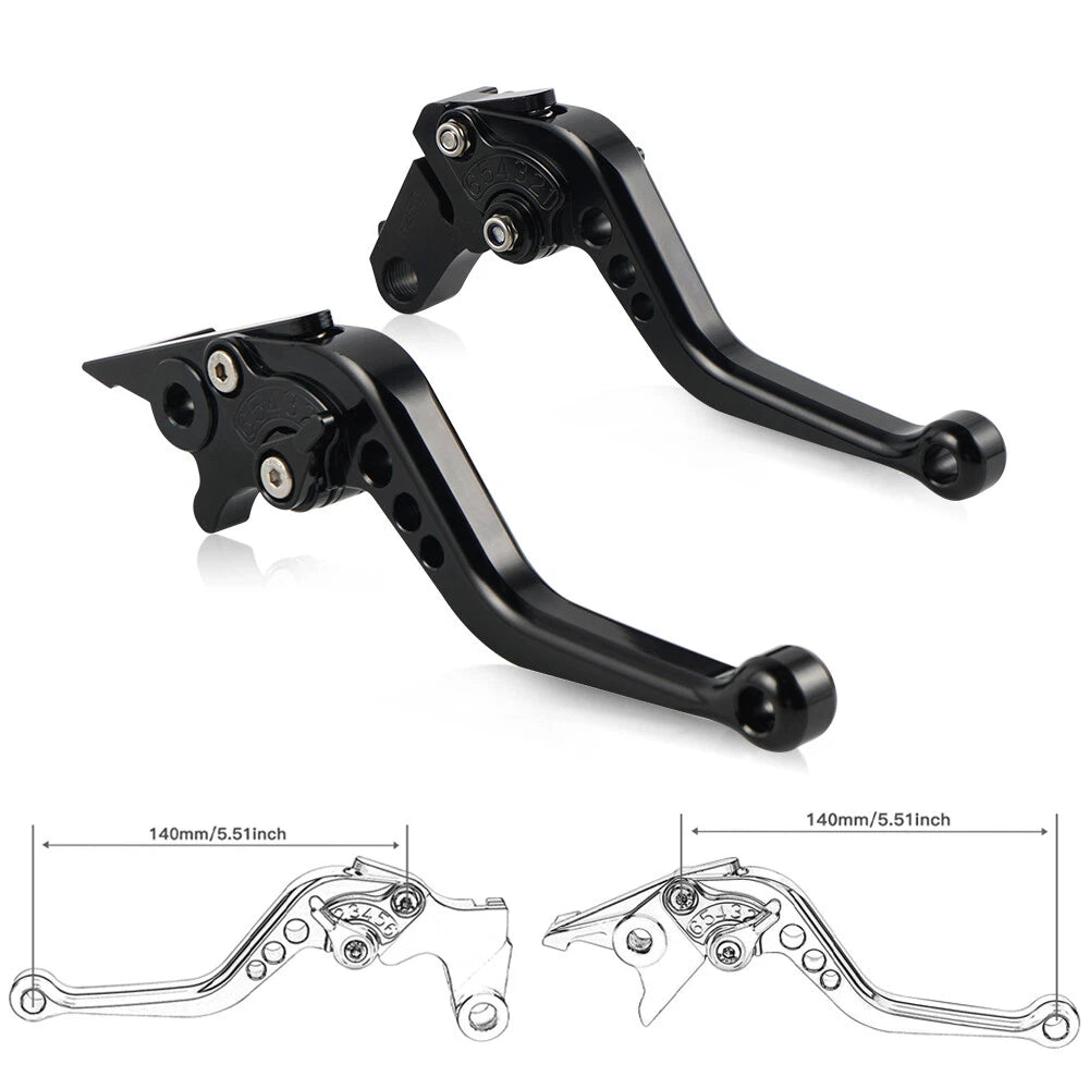 Brake & Clutch Levers Pair Aluminum Adjustable for Triumph Daytona 675 (2006–2017)