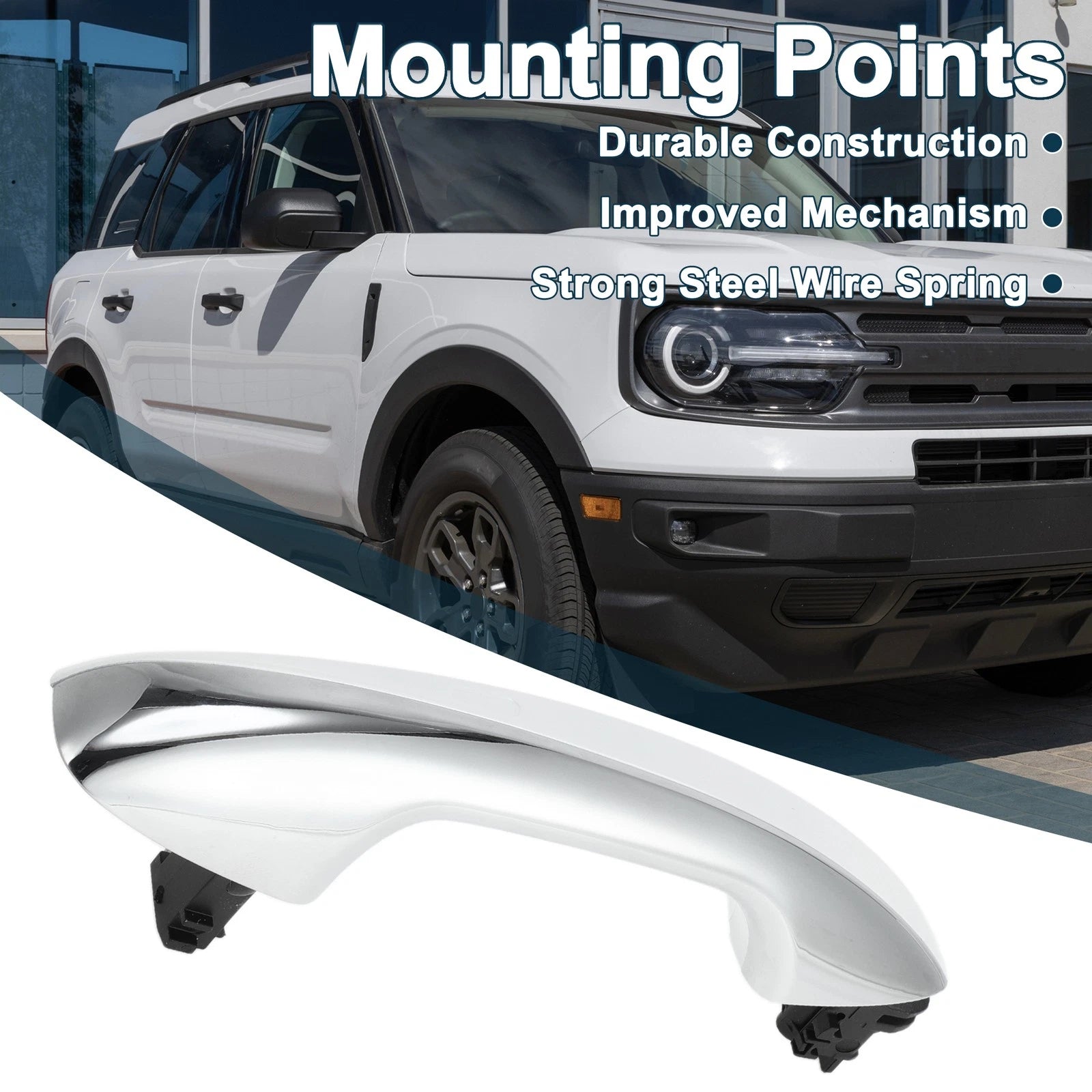 Outside Exterior Door Handle for Mercedes-Benz W205 (2015–2021) No.A0997605501 Black White