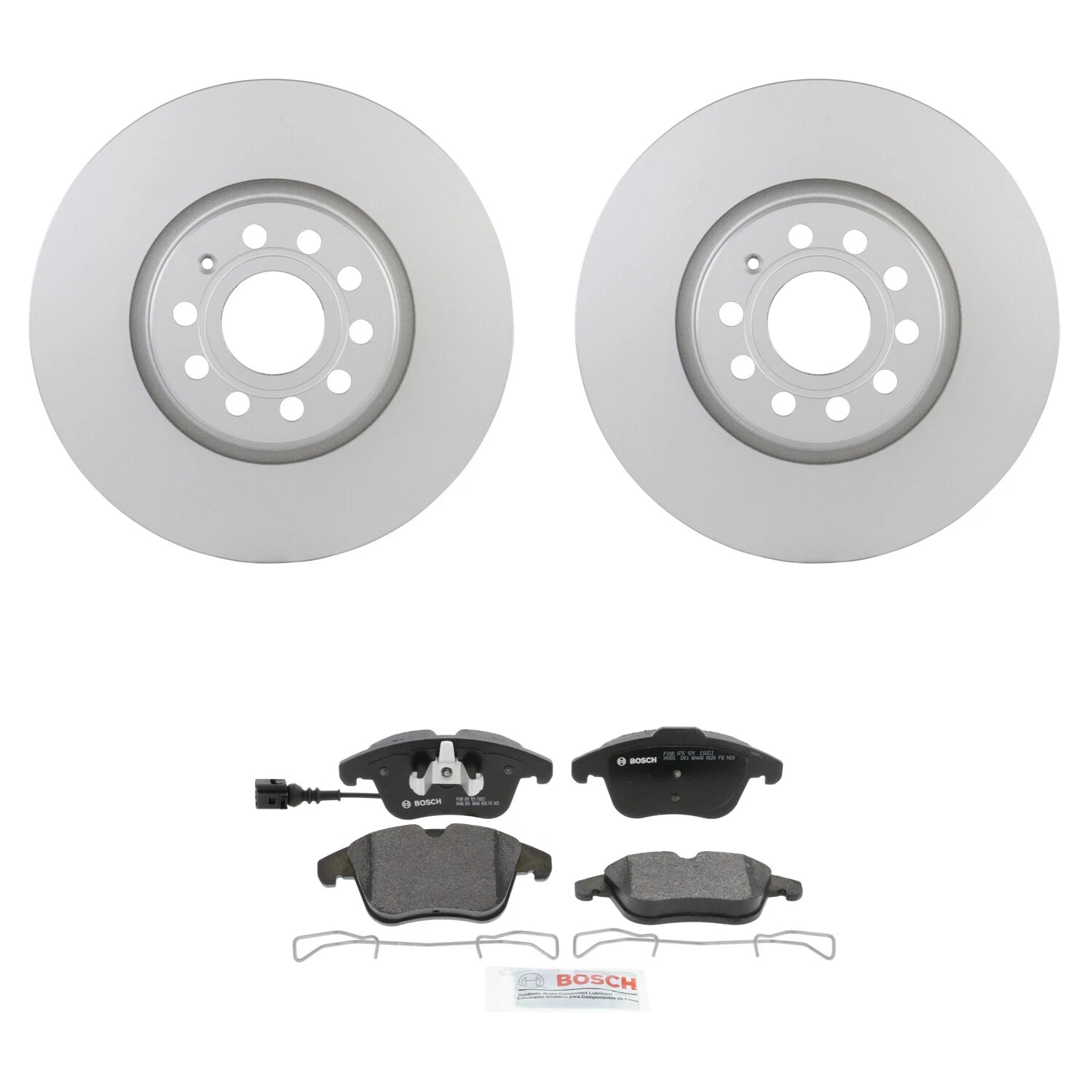 Bosch Quietcast Disc Brake Pad Kit for Volkswagen Passat Q3 Tiguan (2012–2021)
