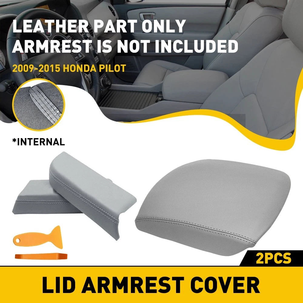 Leather Center Console Lid for Honda Pilot (2009–2015)