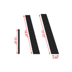 Carbon Fiber Door Window Pillar Posts Decal for Honda Accord (2008-2012)