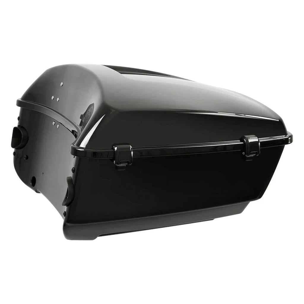 Black King Trunk Pad Mount Rack for Harley Touring (2014-2025)