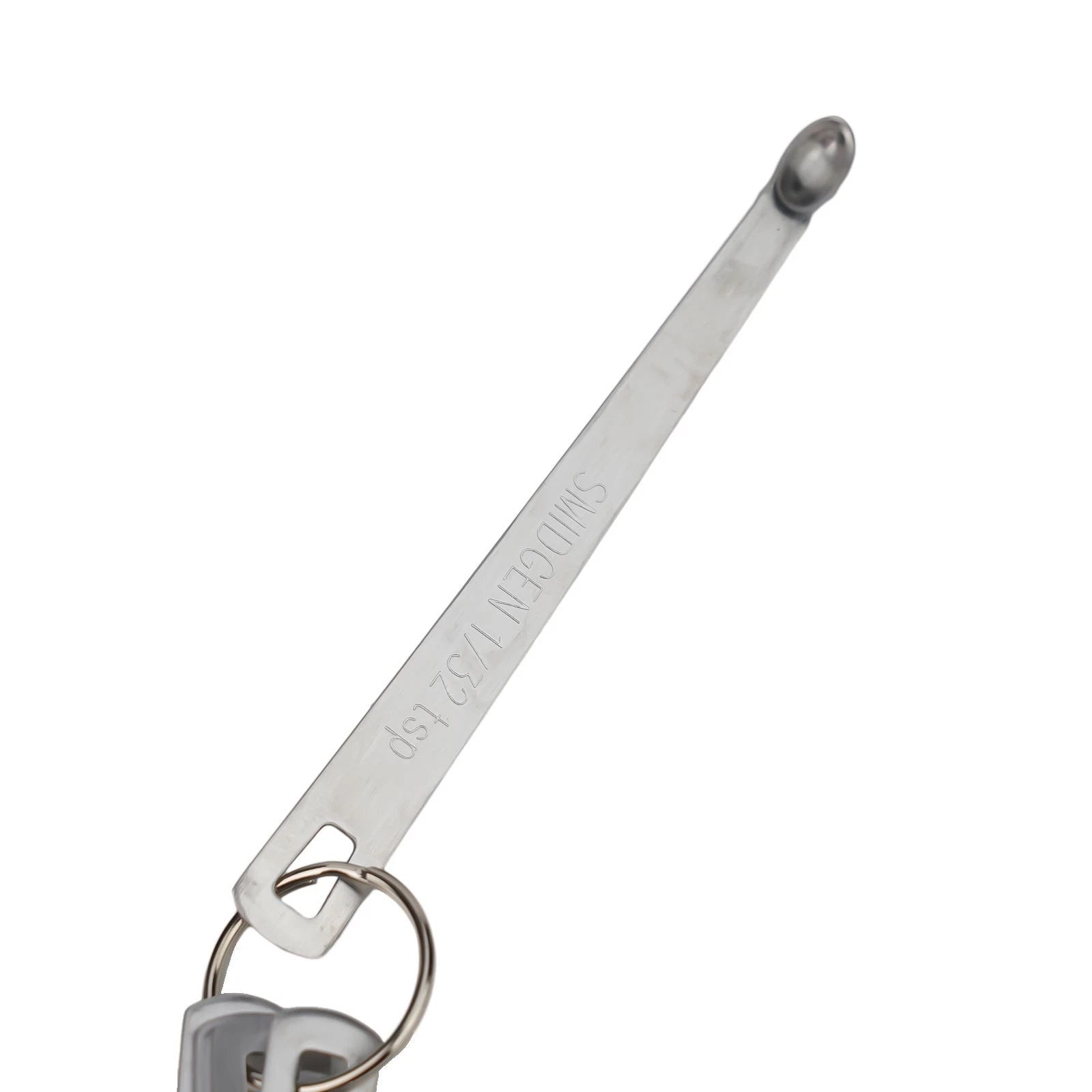 Set of 5 Stainless Steel Measuring Spoons with Ring Holder