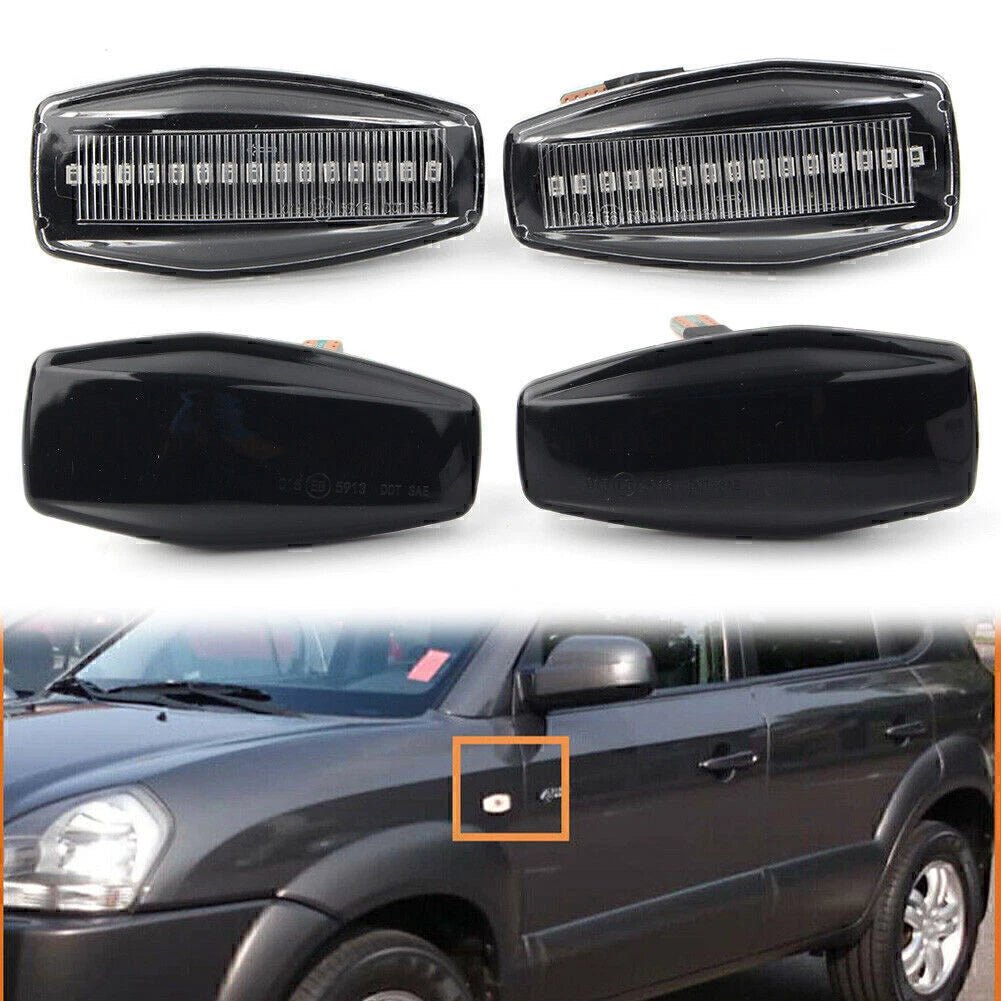 LED Dynamic Turn Signal Side Marker Light for Hyundai Elantra XD (2000–2006)