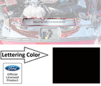 Radiator Cover Trim Plate with Black Supercharged Letters for Mustang GT (2015–2017)