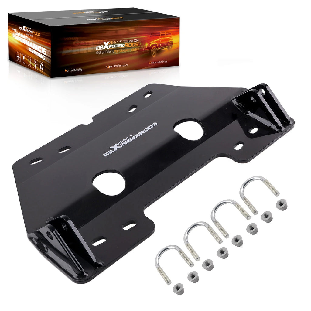 Black Steel Plow Bracket for Honda Rancher 420, Foreman 500, 520 (2015–2024)