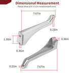 Set of 2 Rear Fender Bracket Stays for Kawasaki KFX450R (2008–2014)