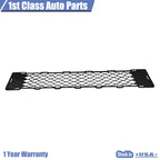 Set of 2 Front Grilles for Kia Optima (2011–2013) Black with Chrome