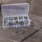 Set of 10 Silver Fishing Guides with Anti-Tangle Rod Tip Rings