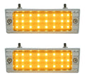 LED Turn Signal Park Light Assemblies with Amber Lens for Chevy Truck (1947–1953)