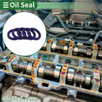 Set of 5 Oil Seal Rotary Shaft Seal 40x55x7.2mm High Pressure TPU