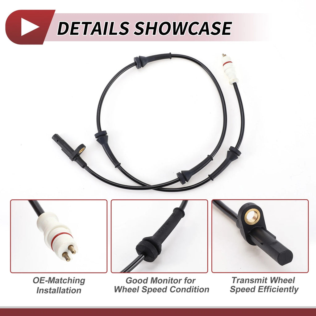 ABS Wheel Speed Sensor for Nissan Primastar (2001–2014) No. 0265008078, 8200724127