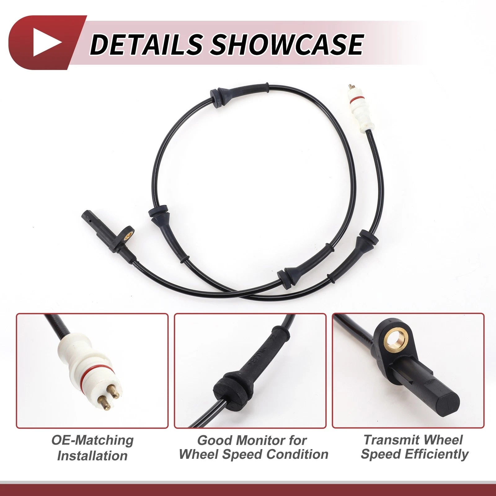 ABS Wheel Speed Sensor for Nissan Primastar (2001–2014) No. 0265008078, 8200724127