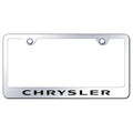 Stainless Steel License Plate Frame - Officially Licensed for Chrysler