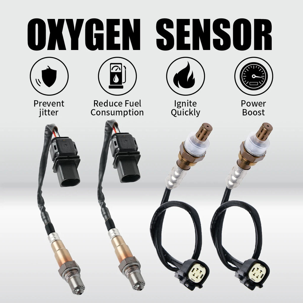 4X Oxygen Sensor Set for Ford Flex Taurus Lincoln MKS MKT (2011–2012)