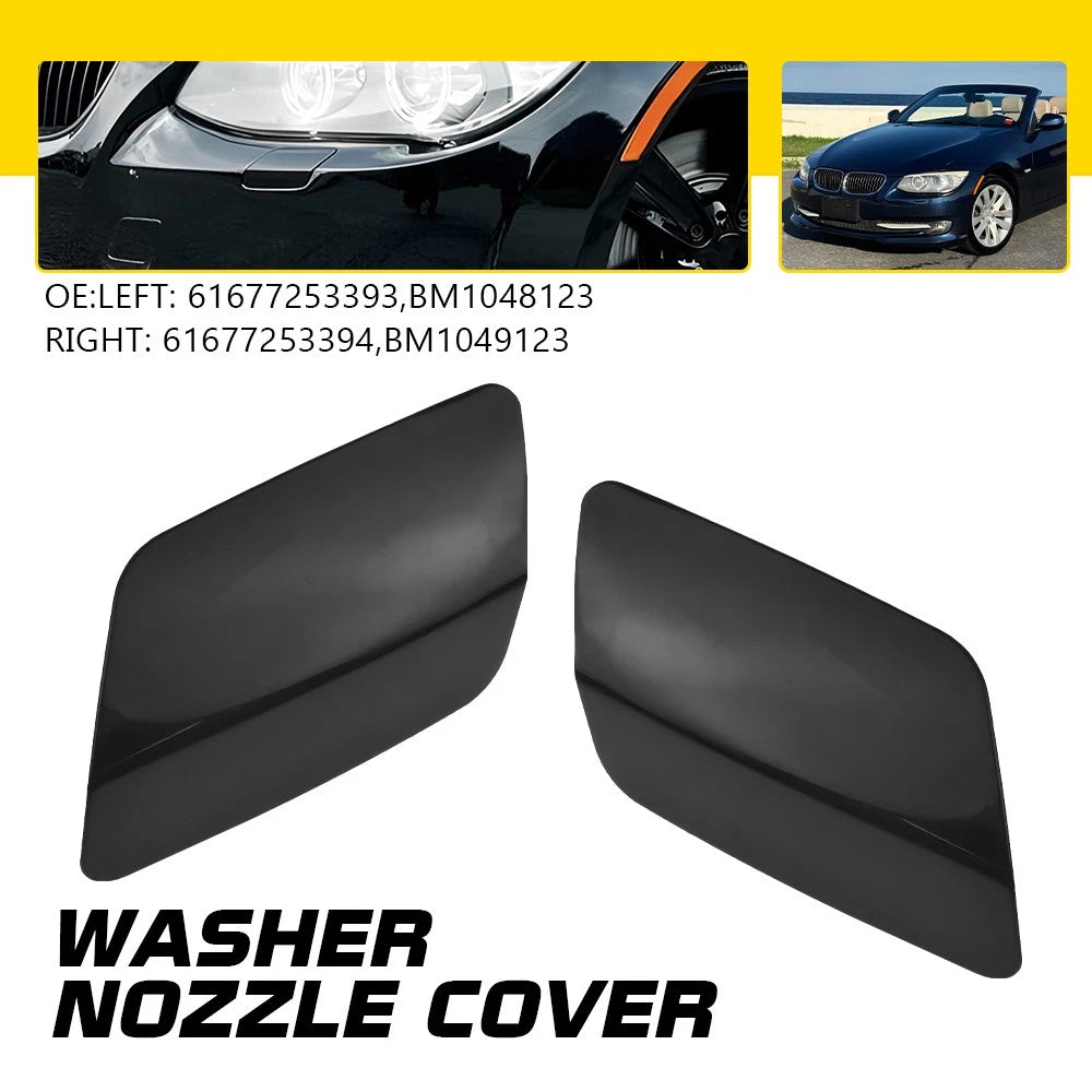 2X Headlamp Washer Spray Nozzle Cap for BMW 328i 335i 335is (2011–2013)