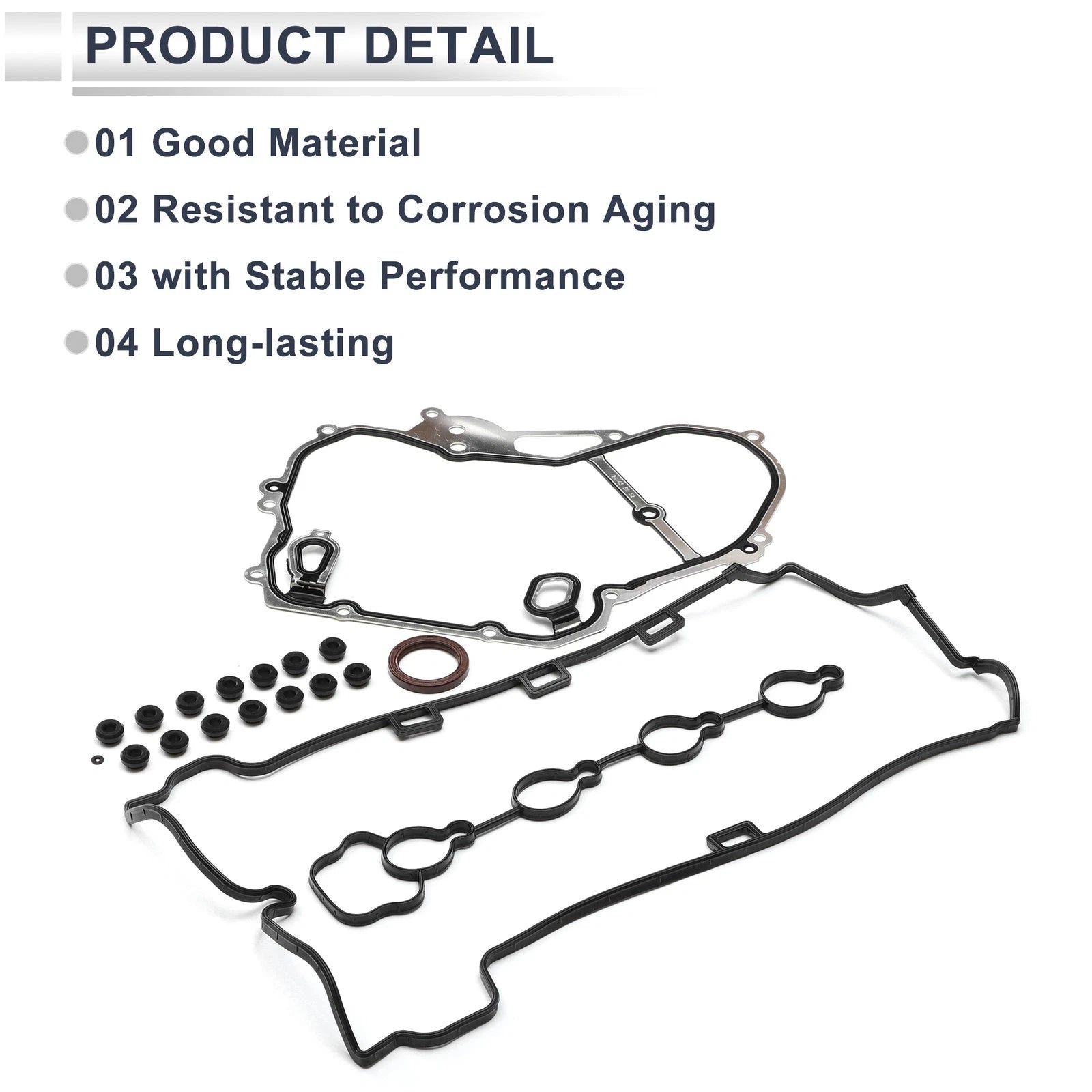 Engine Timing Cover Gasket Set TCS46041 for Chevrolet Malibu (2004–2005)