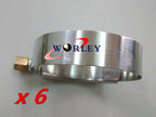 Silicone Turbo Pipe Hose Coupler 6x2.5" with T-bolt Clamps for 66-74 Ford