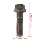 Chromoly Header Exhaust Manifold Bolts for GM LS Series (LS1, LS2)