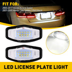 LED License Plate Light Housing for Honda Accord Civic Acura TSX TL ILX