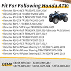 4X Upper & Lower Ball Joints for Honda Rancher TRX350 400 420 (2000–2023)