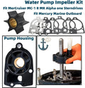 Water Pump Impeller Kit with Housing for Mercruiser Alpha One Gen 1 (1986–1990) 46-73804A