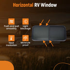 48" x 22" Horizontal RV Window for RV/Camper/Food Truck