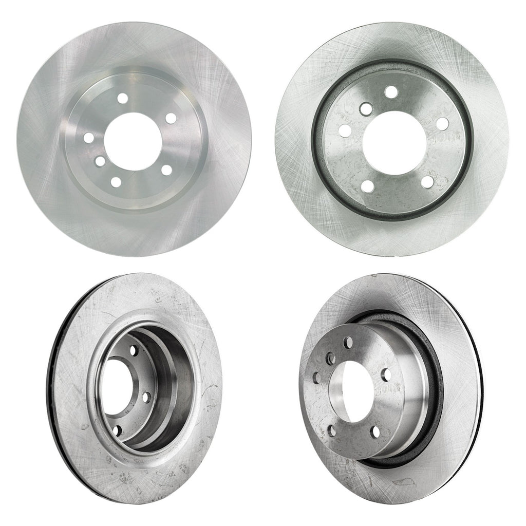 Front and Rear Disc Brake Rotors for BMW Z4 (2006–2008)