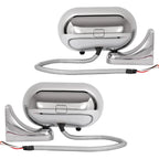 Pair Aluminum Clear Headlights for Peterbilt 379/389 (2000–2023)