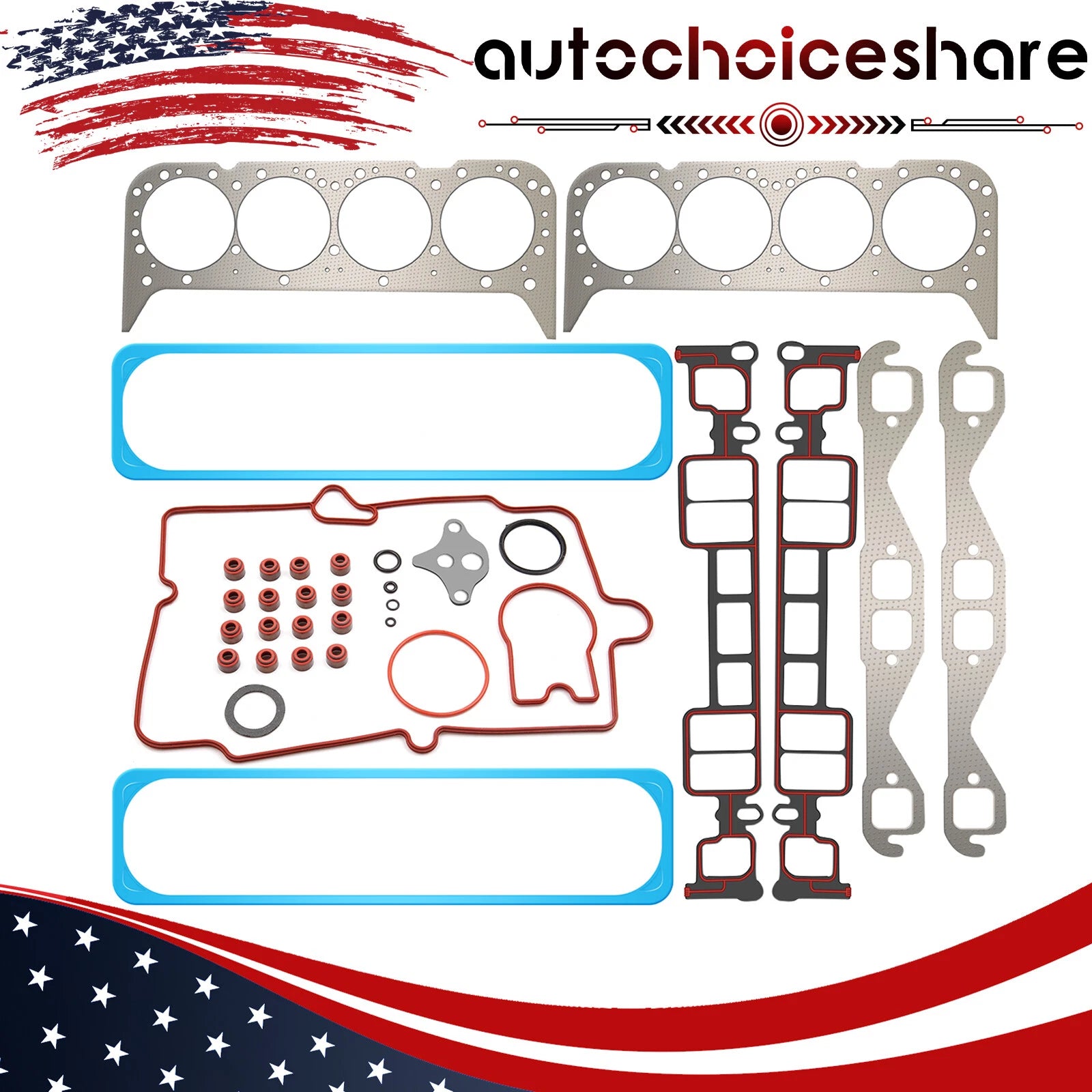 Head Gasket Seals Kit for Chevy Yukon Tahoe GMC C2500 Suburban (1996–2002)
