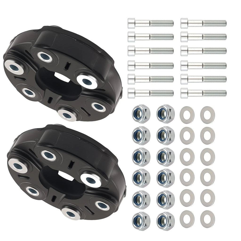 2X Driveshaft Flex Disc w/ Bolts for BMW E90 E91 E92 325xi 328xi E84 X1 (2007–2013)