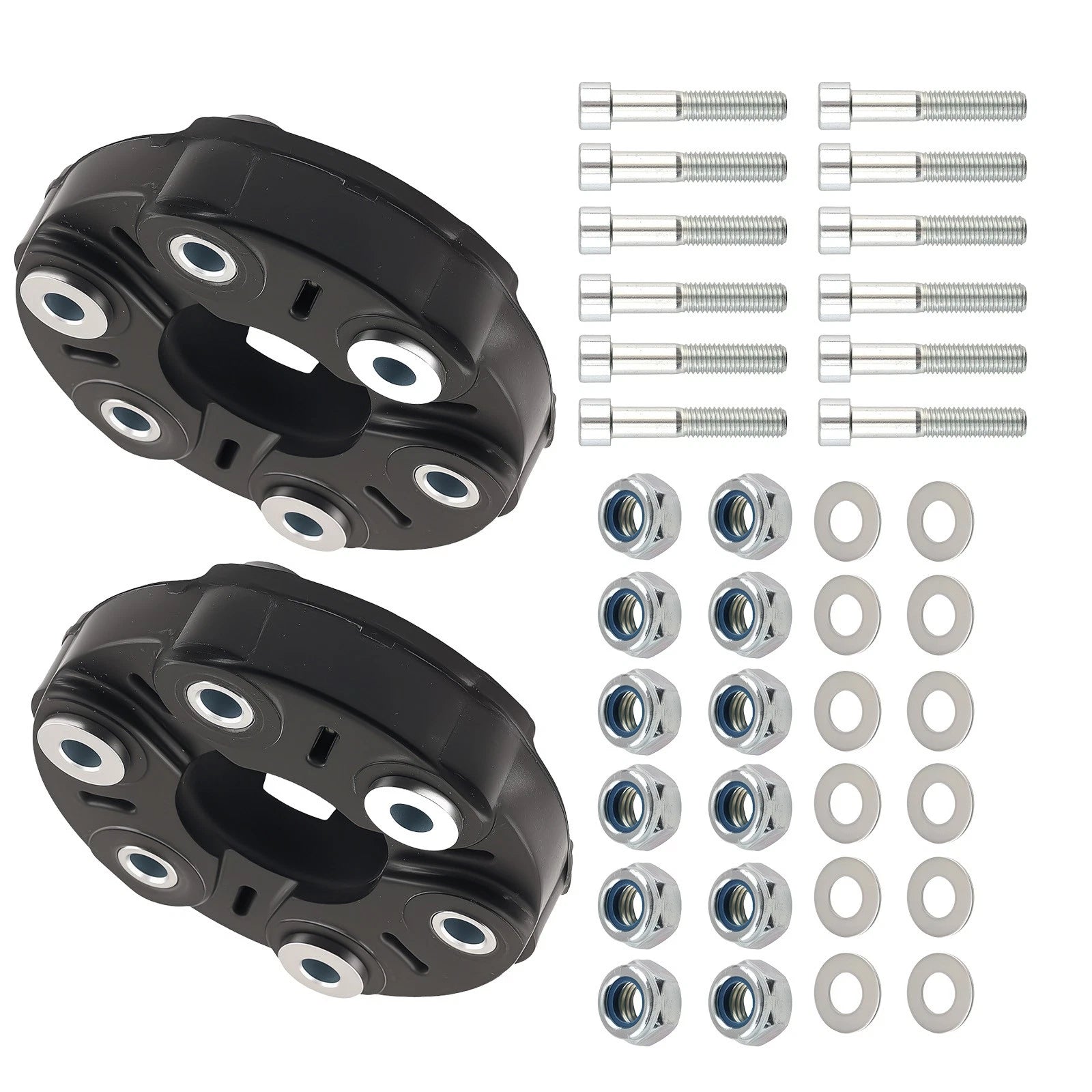 2X Driveshaft Flex Disc w/ Bolts for BMW E90 E91 E92 325xi 328xi E84 X1 (2007–2013)