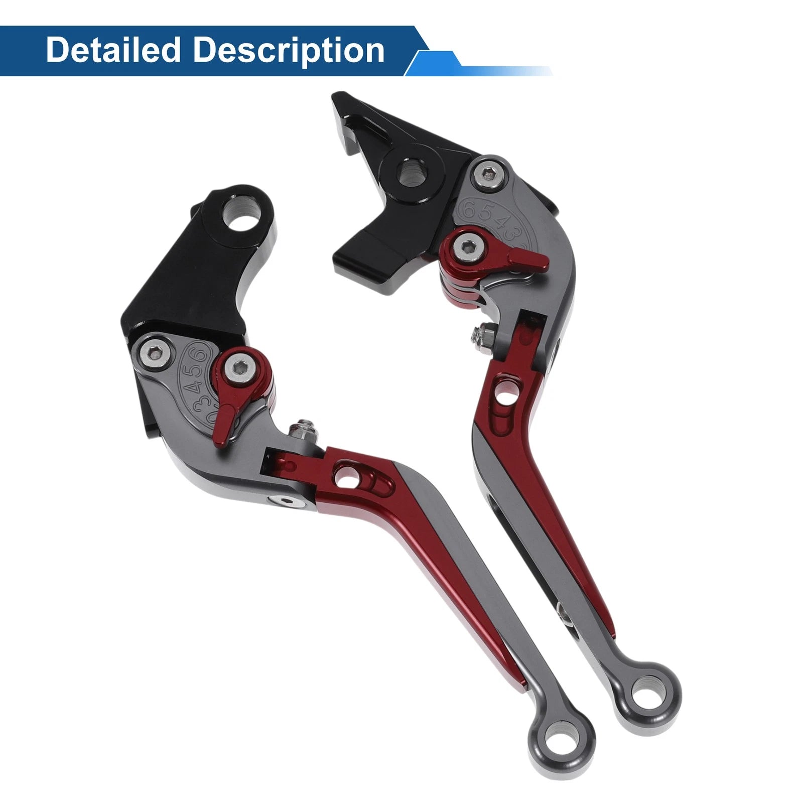 Adjustable Brake Clutch Levers for Honda X11 (1999–2002) Titanium Red
