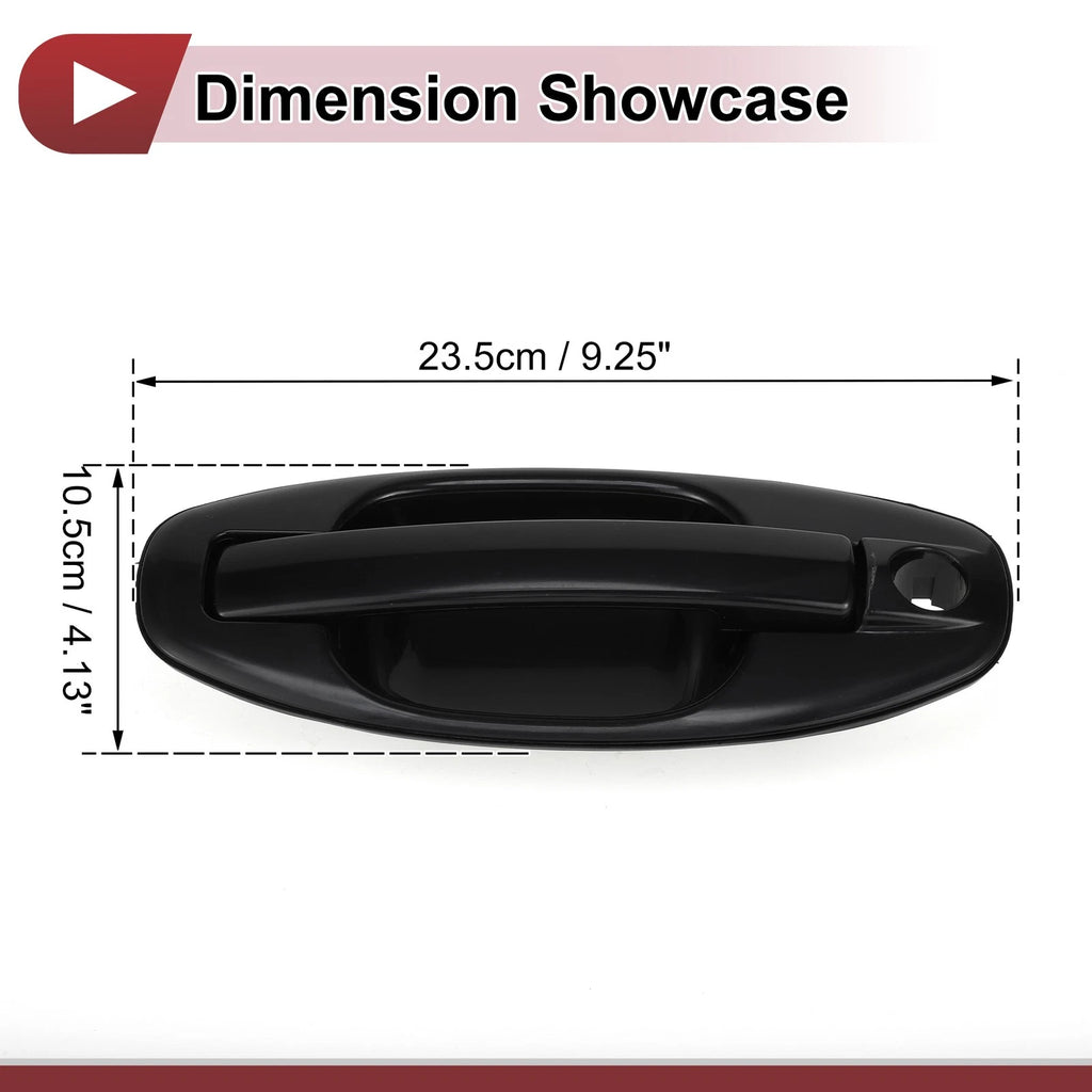 Exterior Door Handle for Hyundai Santa Fe (2013–2018) Front Left No. 8265026000 Black