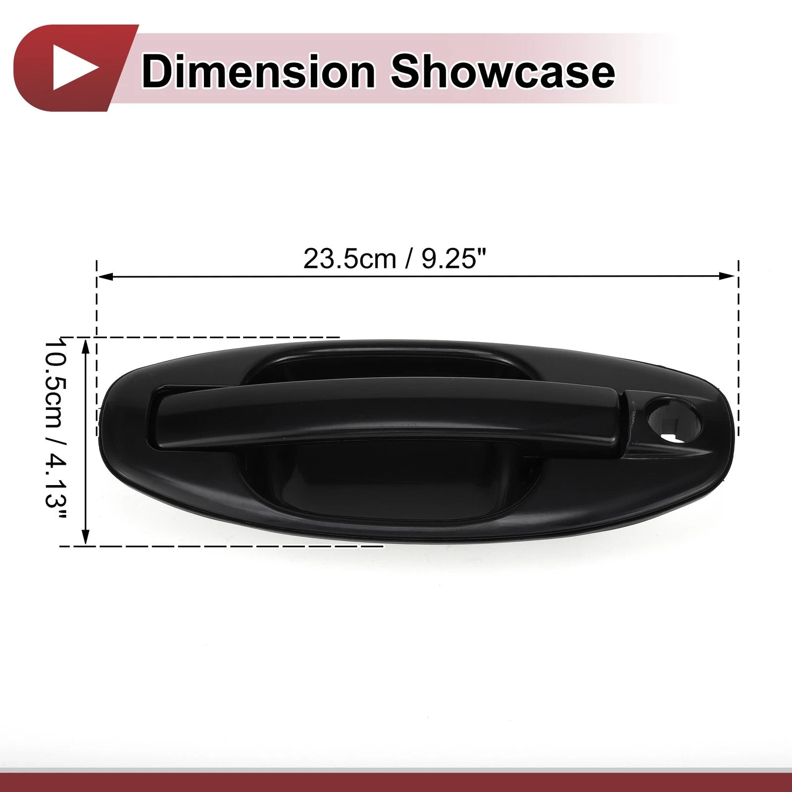 Exterior Door Handle for Hyundai Santa Fe (2013–2018) Front Left No. 8265026000 Black