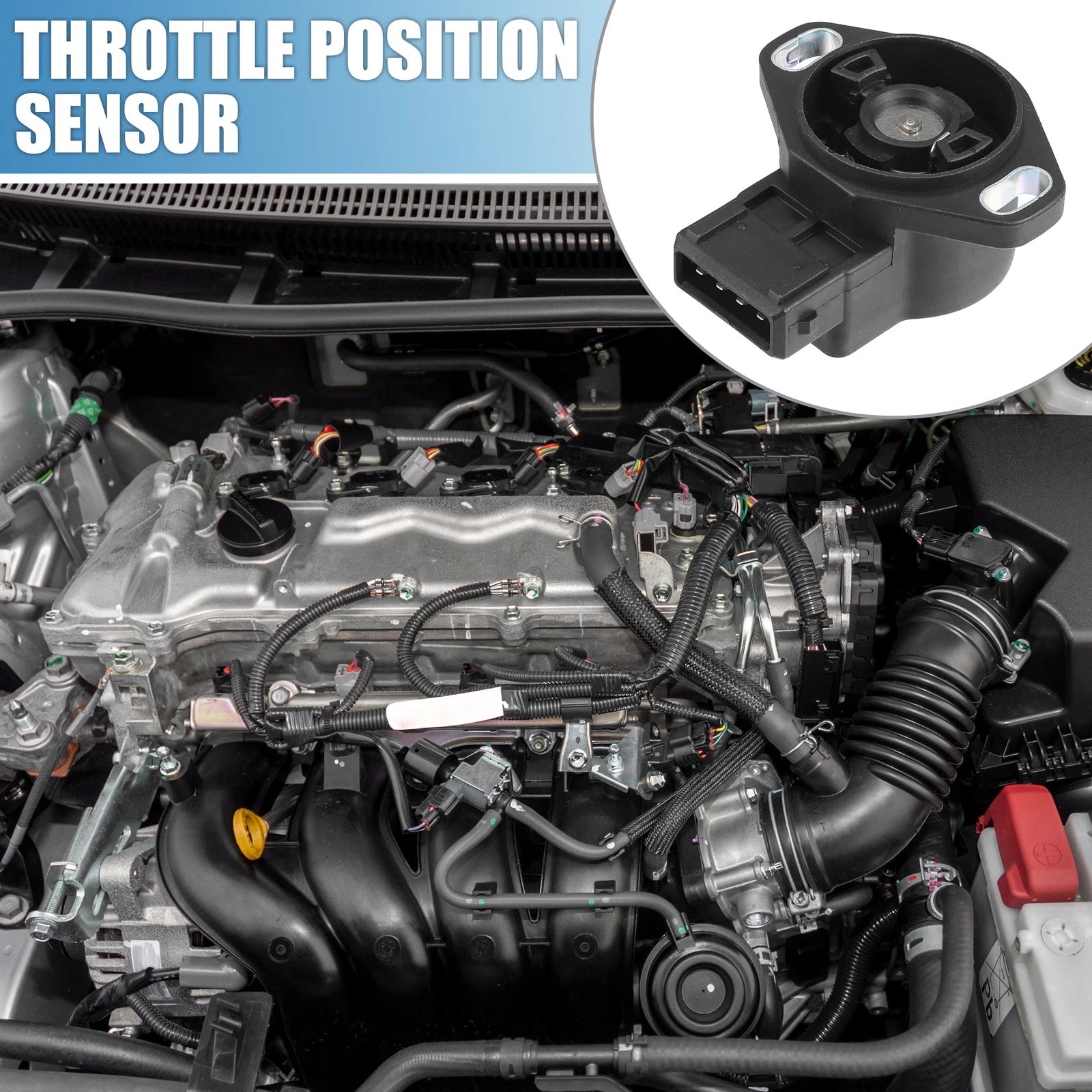 Throttle Position Sensor MD614488 for Mitsubishi 3000GT (1995–1996)