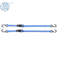 Set of 2 Heavy Duty 1" x 4' Ratchet Straps for Secure Tie Downs