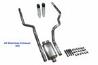Dual Exhaust Kit for Dodge Ram 1500 (1994–2003) Stainless Slash Tip