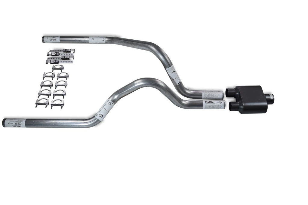 2.5" Dual Exhaust Kit with 1 Chamber Muffler for Dodge Dakota (1987–1996)