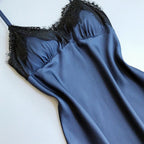 2X Lace Satin Sleepwear Pajamas Set for Women