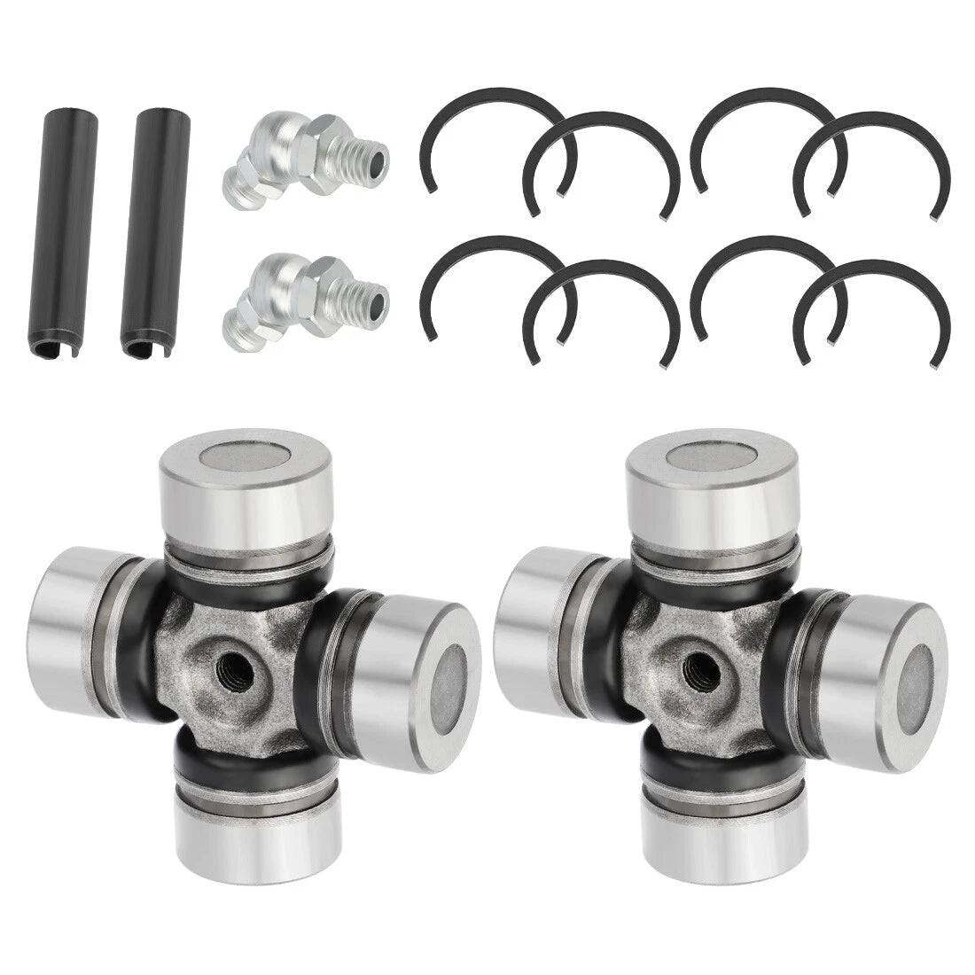 Set of 2 Front Prop Shaft U-Joints for Polaris RZR 800 RZR 4 800 (2008–2014) 2202015