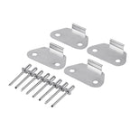 Set of 4 Hard Saddlebags Lids Wear Strike Plates for Harley Touring (1993–2013)