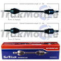 Set of 2 Rear CV Axle Shafts for Hyundai Tucson (2010–2015) Kia Sportage (2011–2016)