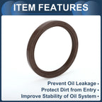 1 Pc Rear Crankshaft Oil Seal for Honda Accord Civic GMC Sierra  No.96376569