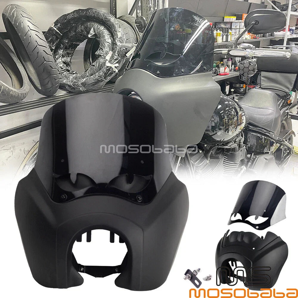 Detachable Windshield for Harley Softail FXBB FXBBS FXLR FXST (2018-2022)